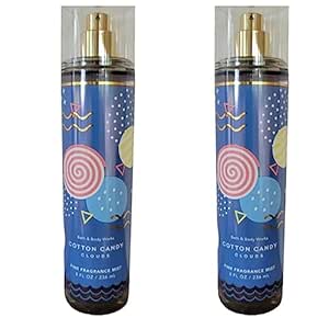 Bath & Body Works Fragrance Mist 2-Pack 8oz Each (Cotton Candy Clouds)