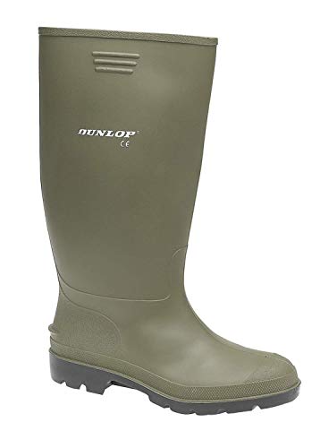 Mens Dunlop Green Wellies Wellington Boots