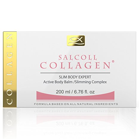 SALCOLL COLLAGEN Cellulite & Fat Reducer Cream - Anti-Cellulite Cream to Shape Body Contours - Tightens Saggy Skin, Helps Burn Fat, Restores Natural Skin Texture Post Pregnancy or Weight Loss - 200 ml