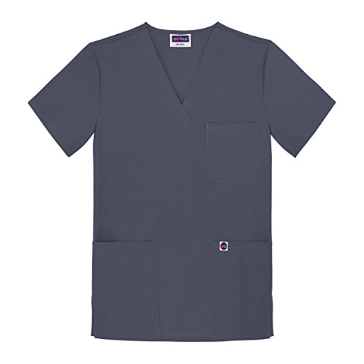 Sivvan Unisex Scrubs V-Neck 3 Pocket Top (Available In 12 Colors)