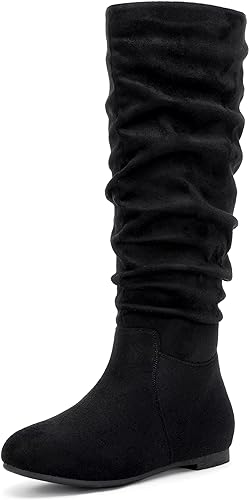 Jeossy Women's Joan Knee High Pull On Fall Weather Boots