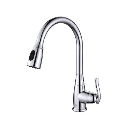 Kraus KPF-2230CH Single Lever Pull Out Kitchen Faucet Chrome