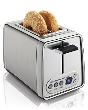 Hamilton Beach Modern Chrome 2-Slice Toaster, Silver (22792)