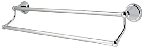 KINGSTON Brass BA297318C Silver Sage 18" Dual Towel Bar, Polished Chrome