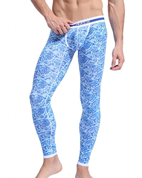 Showtime Men's Printed Compression Sports Pants Tights