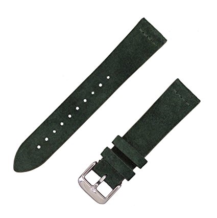 Benchmark Straps 18, 20 and 22mm Suede Watchband (Available in Multiple Colors)