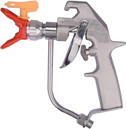 GDHXW 243283 Airless Spray Gun 5000 PSI Silver Airless Paint Spray Gun with Base and 517 Tip Spayer