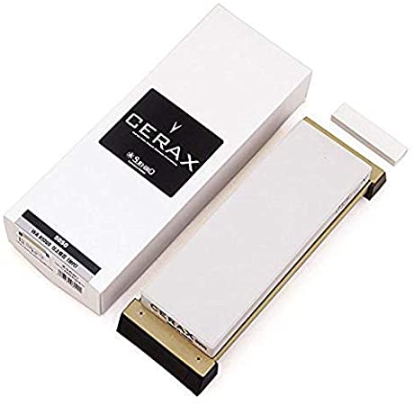 Suehiro CERAX soaking whetstone: Fine #5000, CERAX 5050: Ceramic sharpening stone, 8.07 x 2.87 x 0.9"