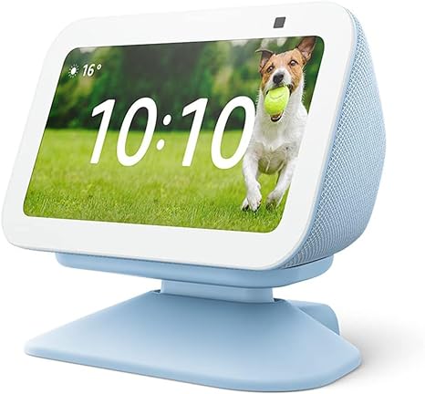 All-new Echo Show 5 (3rd Gen), Cloud Blue with Adjustable Stand, Cloud Blue