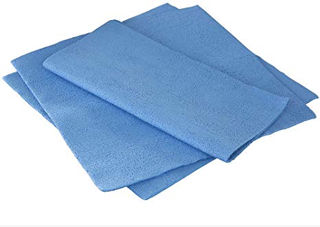 Quickie Absorbing/Fast Drying Microfiber Cleaning Cloth (3 Pack) (2052236), Blue