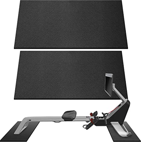 Crostice Bike Mat Compatible with Peloton Original Bike & Bike Plus & Treadmill, Upgrade Thickness 6mm, for Bike Trainer, Protect Hardwood Floor Carpet, Accessories for Cycling Home Gym