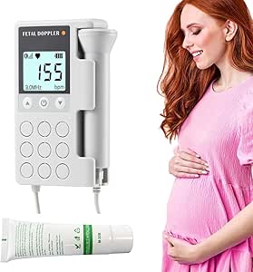 Generic Bag for Fetal Monitor Pregnancy Heartbeat for Home Use-AA01, White