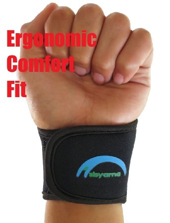 Adjustable Neoprene Wrist Support WristBands ERGONOMIC COMFORT FIT