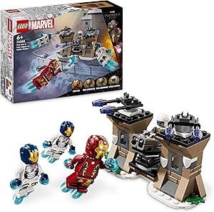 LEGO Marvel Iron Man & Iron Legion vs. Hydra Soldier Building Toy for 6 Plus Year Old Boys & Girls, Avengers Adventure Set for Creative Kids and Super Hero Fans, Birthday Gift Idea 76288