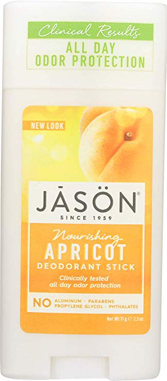 Jason Apricot Deodorant, 2.5 oz