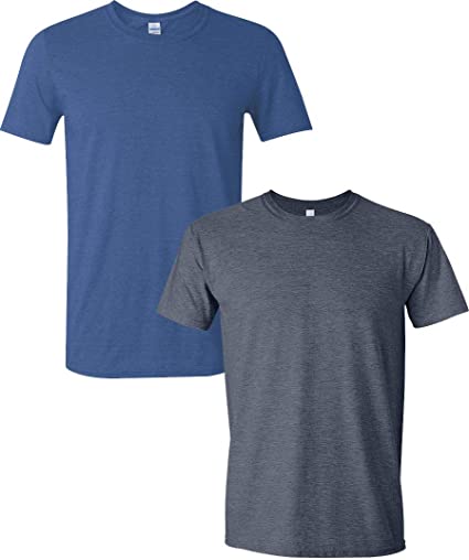 Gildan Men's Softstyle Cotton T-Shirt, Style G64000, 2-Pack