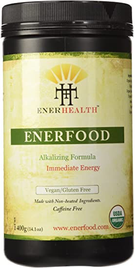 Enerfood Organic Green Superfood Powder 14.1 Oz (Packaging May Vary)