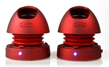 X-mini MAX XAM9-R Portable Capsule Speaker v1.1, Stereo, Red