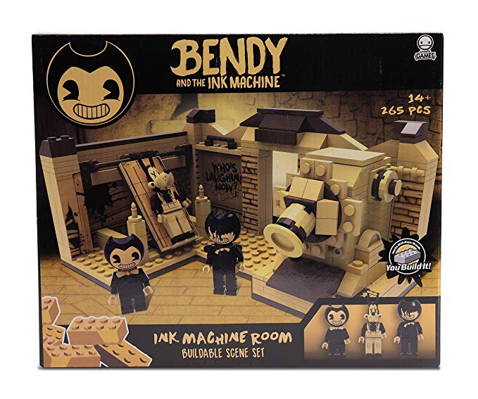 Basic Fun Bendy and The Ink Machine - Room Scene (265 Pieces)