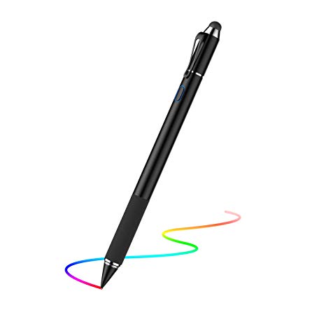 CiSiRUN Active Stylus Pen for Touch Screens, 1.45mm High Precision and Sensitivity Point Capacitive Stylus