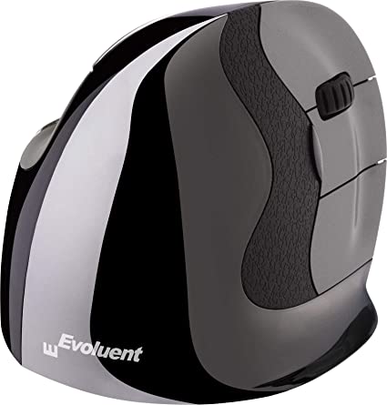 Evoluent VMDLW VerticalMouse D Large Right Hand Ergonomic Mouse with Wireless Connection. The Original VerticalMouse Brand Since 2002