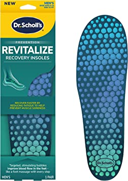 Dr. Scholl's ® Revitalize Recovery Insoles, 1 Pair, Women's 6-10, Improve Recovery Faster by Reducing Fatigue in Any Shoe