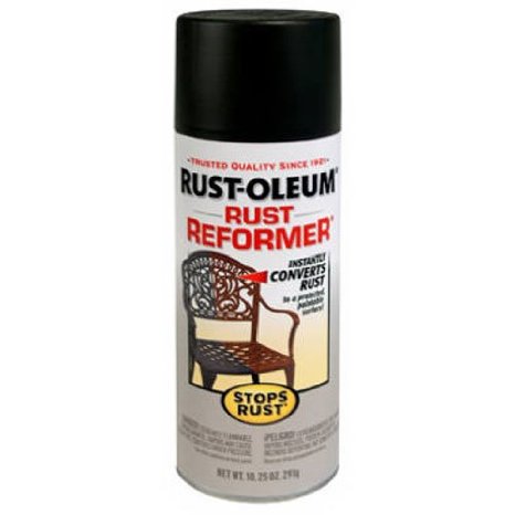 Rust-Oleum 215215 Stops Rust Rust Reformer Rust Reformer 10.25-Ounce Spray-Color Black