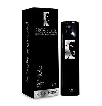 EDGE Delay Spray. Ultimate Staying Power: Natural, Prolonging and Desensitizing Delay for Men. NO Lidocaine, Non-Numbing Long Lasting! Pocket Size Bottle!