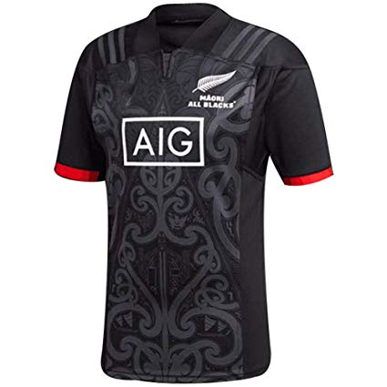 2018 New Zealand Maori All Blacks Rugby Shirt