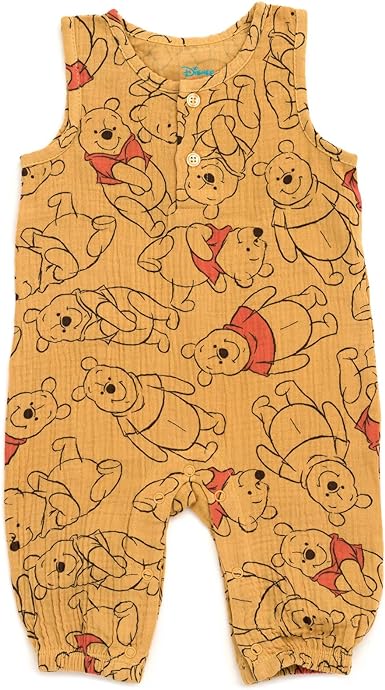 Disney Winnie the Pooh Mickey Mouse Outfit Set Shortall Dress Newborn to Little Kid