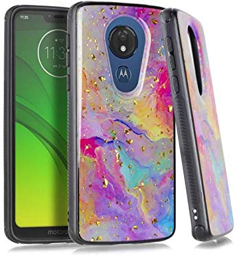 Wydan Case for Moto G7 Power, G7 Supra 2019 - Slim Hybrid Shockproof Hard TPU Protective Rubber Phone Cover