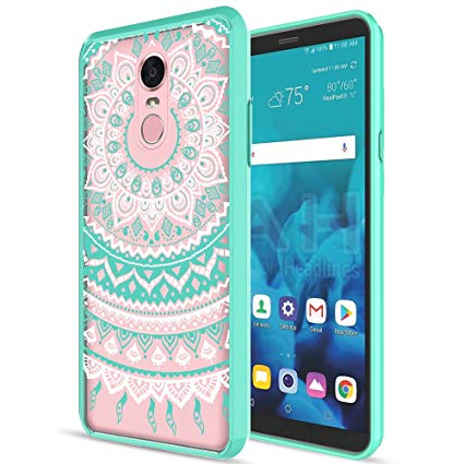 LG Stylo 4 Case, LG Q Stylus/LG Stylo 4 Plus/Stylus 4 Case Clear with Screen Protector, Anoke Scratch Resistant Ultra-Thin Anti-Slip TPU Protective Phone Cover for Girls Women LG Stylo 4 TM Mint