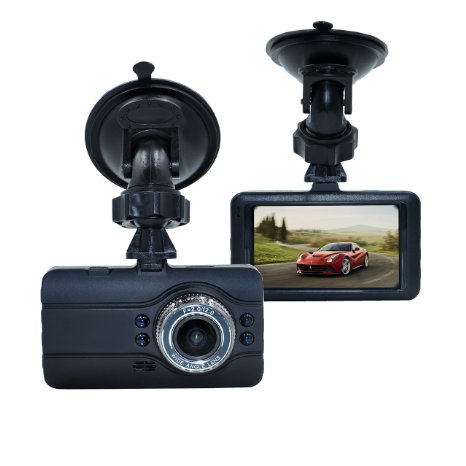 OldShark® D09 Dash Cam Full HD 1080P Car DVR Recorder 170 Degree Black Box Camcorder Support G-Sensor Loop Recording Night Vision