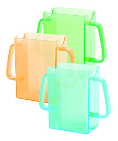 Mommys Helper Juice Box Buddies Holder for Juice Bags and Boxes, Colors May Vary