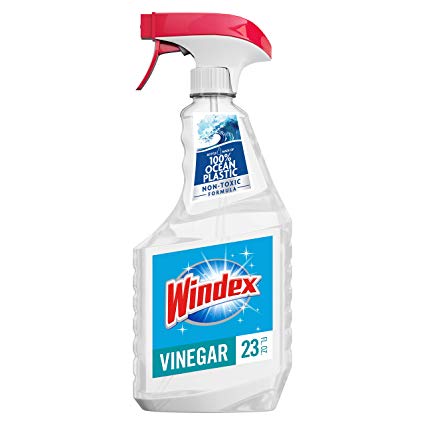 Windex Glass Cleaner Trigger Bottle, Vinegar, 23 fl oz