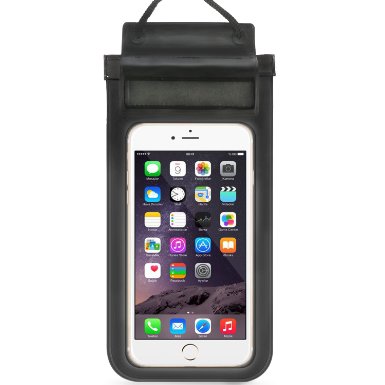 Universal Waterproof Case Markline Cell Phone Dry Bag Pouch for Apple iPhone 6S 6 6S Plus 5 5C 5S SE 7 Samsung Galaxy S5 S6 S7 edge Note 5 4 HTC LG Sony Smartphone Passport Wallet up to 6.0" diagonal