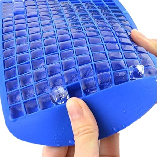 Cake Mould,Baomabao 160 Ice Cubes Frozen Cube Bar Pudding Silicone Tray Mould Mold Tool (Blue) by Baomabao