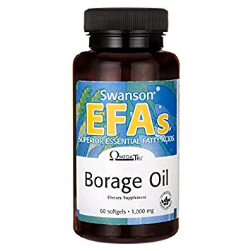 Swanson Borage Oil Gla (Omegatru) 1,000 mg 60 Sgels