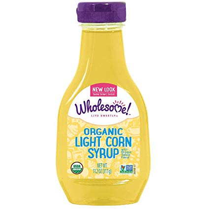 Wholesome Sweeteners, Inc., Organic Light Corn Syrup, Vanilla Flavor, 11.2 oz (315 g) - 2pcs