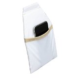 Smart Reach Bed Phone Pocket-Sand Secures Between Fitted Sheets with Special 2 Piece Magnet