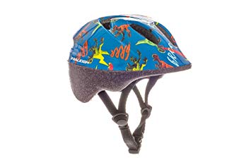 Raleigh Kids' Rascal Dinosaur Cycle Helmet, Multi-Colour, 44-50 cm