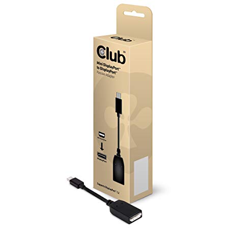 Club3D UltraAV Mini DisplayPort to DisplayPort Adapter Cable (CAC-1110)