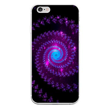 JYS 3D Spiral Swirl Print Case Cover for Samsung Galaxy S7 Note 7 iPhone 5 6 7 Plus