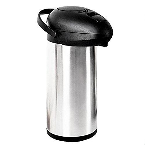 Oypla 5L Stainless Steel Airpot Insulated Vacuum Thermal Flask Jug