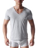 3 Pack Basic Cotton V-neck T-shirts for Comfy Every Day Wear