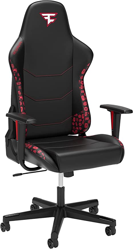 RESPAWN 110 Ergonomic Gaming Chair - Racing Style High Back PC Computer Desk Office Chair - 360 Swivel, Integrated Headrest, 135 Degree Recline with Adjustable Tilt Tension & Angle Lock - 2023 FaZe