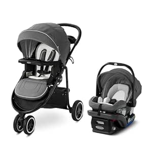 Graco Modes 3 Lite Platinum Travel System, Wit