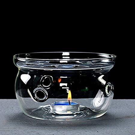 Cosy-Yc Glass Teapot Warmer, Borosilicate Heat Resistant Glass Tea Light Warmer, Design for Glass Teapot (teapot Warmer)