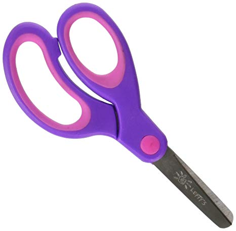 Lefty's Left Handed Child Size Blunt Tip Scissors (Purple with pink)