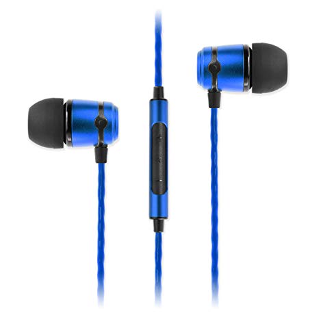 SoundMAGIC E50C Noise Isolating In Ear Headphones with Refined Sound and Big Bass for iPhone, iPod, iPad, Android, MP3 Player, Samsung, Sony, LG, Nokia, Nexus,HTC (Blue)